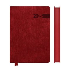 Ежедневник А5 Leo Planner датированный 2025 Boss красный 368 стр