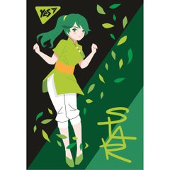 Блокнот А7/48 кл клей YES "Anime"