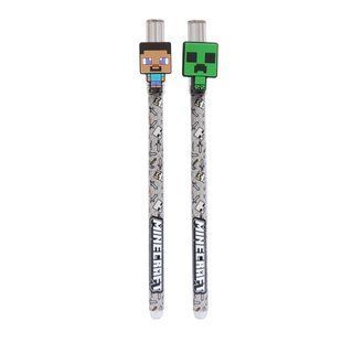 Ручка гелева Yes пиши-стирай Minecraft 0,5 мм синя