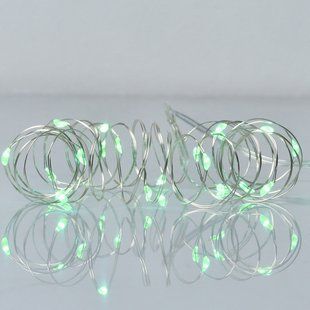Электрогирлянда Yes! Fun Нить на медной проволоке 20 LED зеленая, 2 м статич батарейка
