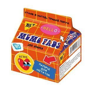 Бумага для записей YES Tetra Pak Не ускладнюй! 200 л., 7*7,5см