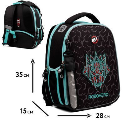 Рюкзак шкільний каркасний Yes Robohero H-100 Рюкзак шкільний каркасний Yes Robohero H-100