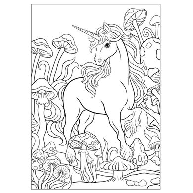 Раскраска А4 1Вересня Unicorn 3 12 стр.