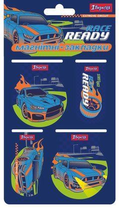 Закладки магнітні 1Вересня "Street race"