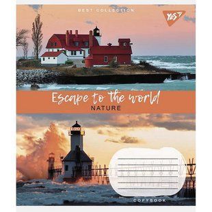 Зошит для записів Yes Escape to the world 96 аркушів лінія