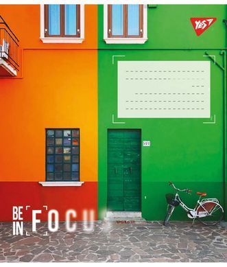 Зошит шкільний Yes Be in focus 24 листів клітинка