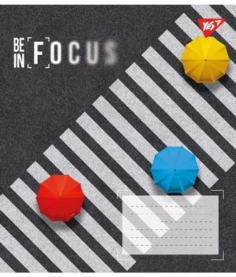 Зошит шкільний Yes Be in focus 24 листів клітинка