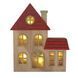 Фигурка декоративная Yes! Fun Праздничный домик 15 x 18 см дерево LED 2 из 2