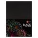 Бумага Santi для рисования черная, 10 листов, 150 г/м2, А4. 1 из 2