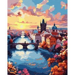 Картина по номерам SANTI Отпуск в Праге 40х50