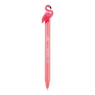 Ручка масляная YES &laquo;Caribbean flamingo&raquo; автоматическая, 0,7 мм, синяя