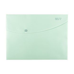 Папка-конверт Yes Fusion Turquoise А4 на кнопці