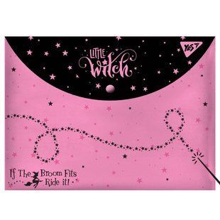 Папка-конверт YES на кнопці А4 " Little Witch"