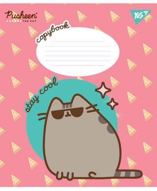 А5/12 лін. YES Pusheen, зошит учнів.