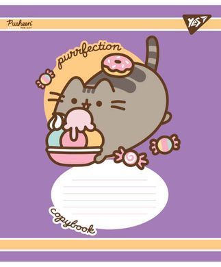 А5/12 лін. YES Pusheen, зошит учнів.