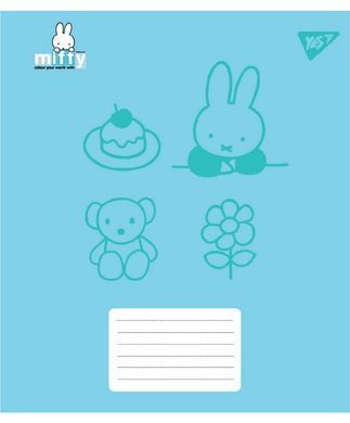 Зошит учнівський шкільний Yes Miffy Bunny А5 12 аркушів лінія