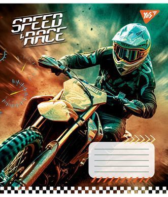 Зошит для записів Yes Speed race 36 аркушів клітка