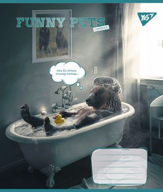 Зошит для записів Yes Funny pets 60 аркушів лінія