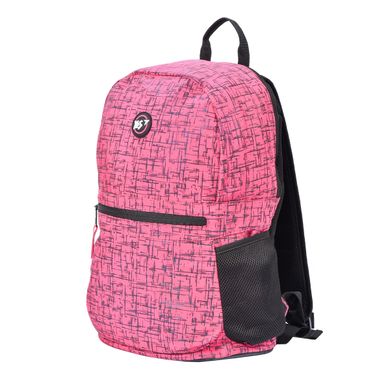 Рюкзак молодіжний YES R-09 "Сompact Reflective" рожевий