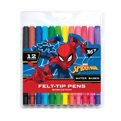 Фломастери YES 12 кольорів Marvel.Spiderman