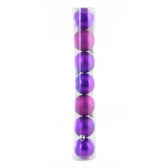 Куля Yes! Fun d - 5 см, 7 шт./уп., фіолетовий: перламутровий - 3, матовий - 2, глітер - 2