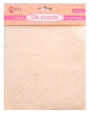 Шелковая бумага, кремовая, 50*70 см