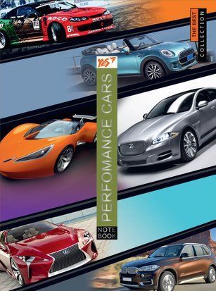 Блокнот А6/64 ЛИН. 7БЦ "Perfomance cars" YES