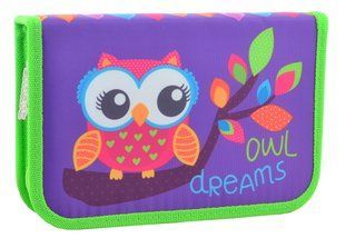 Пенал твердий Smart одинарний Owl, 20.5*13*3.2