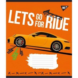 Зошит для записів Yes Lets go for ride 48 аркушів клітинка