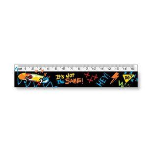 Линейка YES 15 см Skate boom