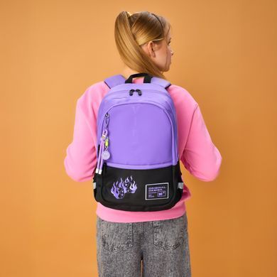 Рюкзак YES Lilac Cubes T-113