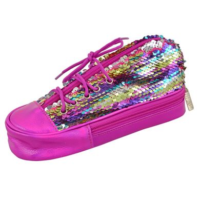 Пенал мягкий YES TP-24 ''Sneakers with sequins'' rainbow