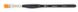 Кисть худож. синтетика "Santi Sensation", короткая ручка с изгибом, угловая, №8. 1 из 2