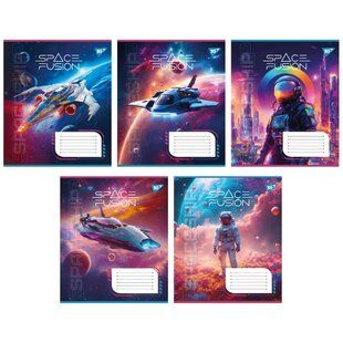 Зошит шкільний Yes Space fusion 24 листів клітинка