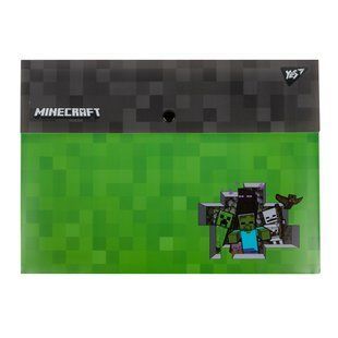 Папка-конверт YES А4 на кнопці Minecraft