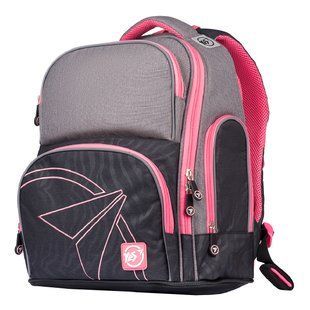 Рюкзак YES S-30 Juno Max "Yes style", серый/черный