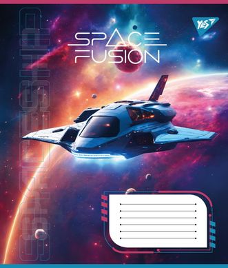 Тетрадь школьная Yes Space fusion 24 листов клетка