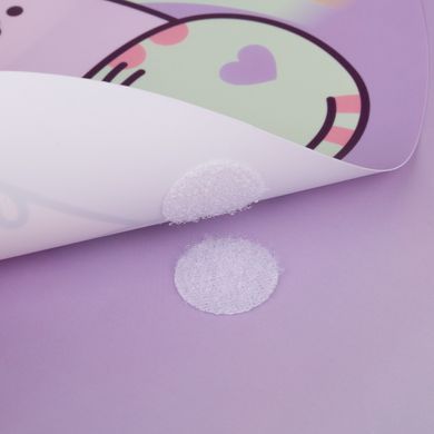 Папка конверт YES А4 на липучці Pusheen вертикальна