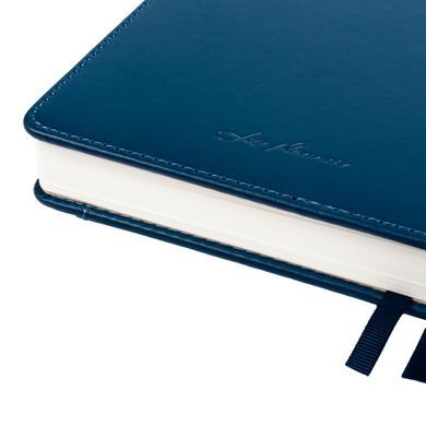 Щоденник діловий Leo Planner Legacy A5 датований 2027 твердий синій 368 сторінок