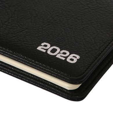 Планинг настольный 34х13 см Leo Planner датированный 2026 "Credo", черный, 128 страниц