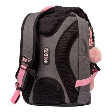 Рюкзак YES S-30 Juno XS "Barbie", серый/розовый