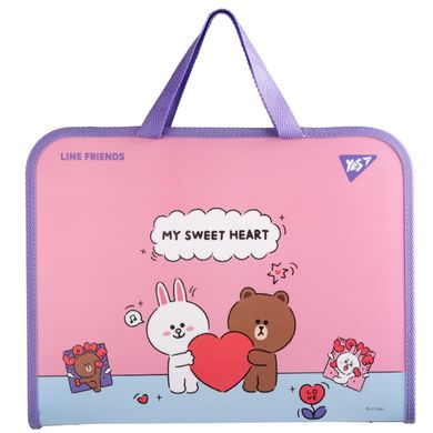 Папка портфель Yes Line Friends Choco and Cony FC