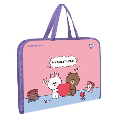 Папка портфель Yes Line Friends Choco and Cony FC