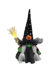 Мягкая игрушка Yes! Fun Хэллоуин «Ведьмочка", 35 см, LED метла