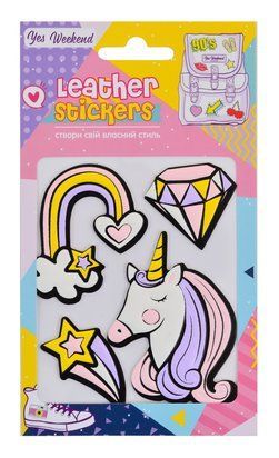 Набор наклеек YES Leather stikers "Unicorn"