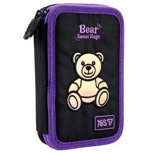Пенал твердий Yes подвійний Bear Sweet Hugs HP-01