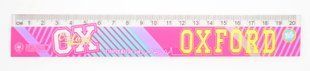Линейка 20 см "Oxford"(pink)
