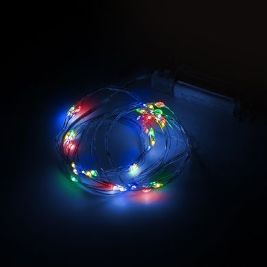 Електрогірлянда Yes! Fun Нитка на мідному дроті 60 LED різнокольор 6 м статич батарейки