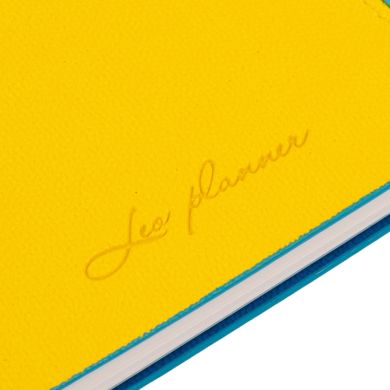 Еженедельник 10х15см Leo Planner датированный 2024 Tiffany желто голубой