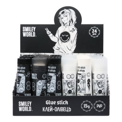 Клей-олівець PVP Yes Smiley World трикутний 15г